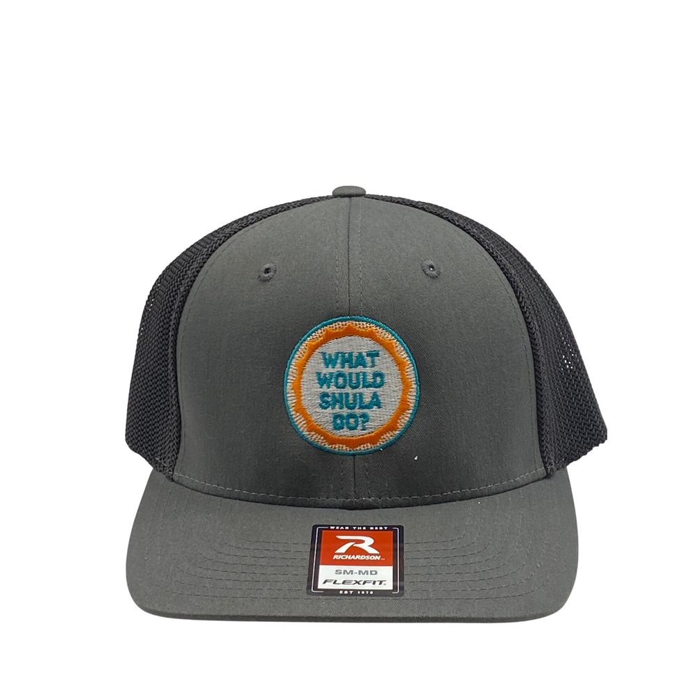 Miami Dolphins Richardson Flexfit Trucker Hat What Would Shula Do‎ Gray SM MD